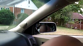 Amateur days car, pov public blowjob, black woman blowjob in car, public car days, public brunette pov